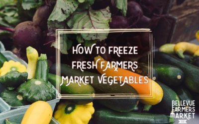 How to Freeze Fresh Farmers Market Vegetables
